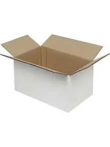 10x6x5 cm White Single Wall Box - 1