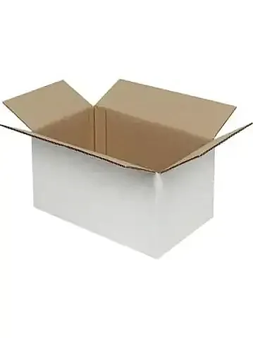 10x6x5 cm White Single Wall Box - 1