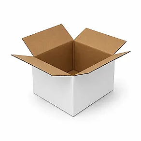 10x6x5cm Koli - 0,1 Desi Koli - Tek Oluklu Koli - Beyaz - Kolici (1)