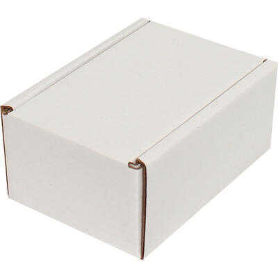 10x7x4,5cm Kilitli Kutu - 0,1 Desi Kutu - Tek Oluklu Kutu - Beyaz - 2