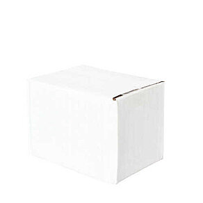 10x7x7cm White Double Wall Cardboard Box - 3
