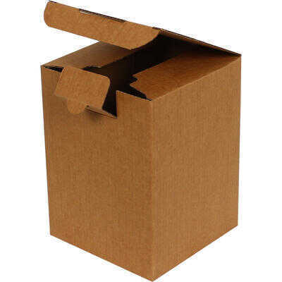 12*12*16cm Kilitli Kutu - Kraft 