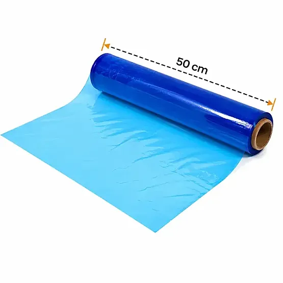 Mavi Renkli Streç - 17 Mikron - 50cm x 200 Metre - 2