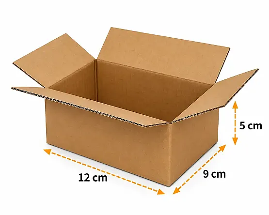 12*9*5cm Koli - 0,2 Desi Koli - Tek Oluklu Koli - 3