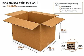 120x80x80cm Palet Kolisi - 256 Desi Koli - Tripleks Koli - Kolici (1)