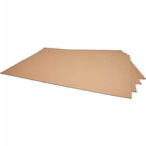 124x80 cm E Flute Corrugated Cardboard Sheets 25 Pieces - 1