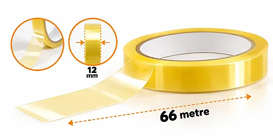12mm x 66 Metre Selofan Bant - 3