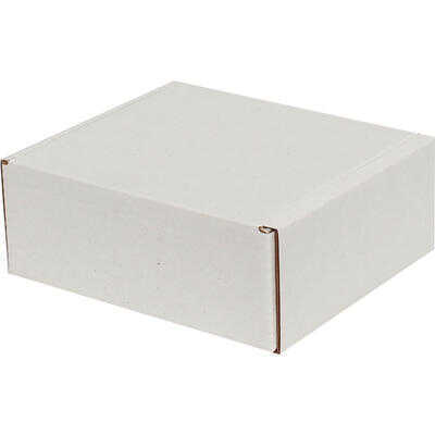 12x10x4,5cm Kilitli Kutu - 0,2 Desi Kutu - Tek Oluklu - Beyaz - 2