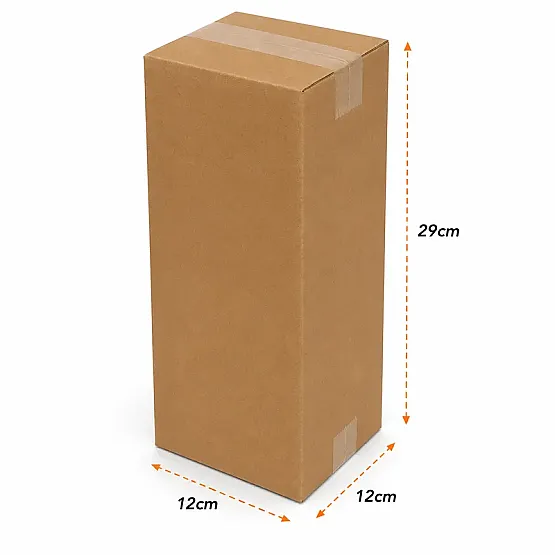 12x12x29cm Koli - 1,4 Desi Koli - Tek Oluklu Koli - Kraft - 3
