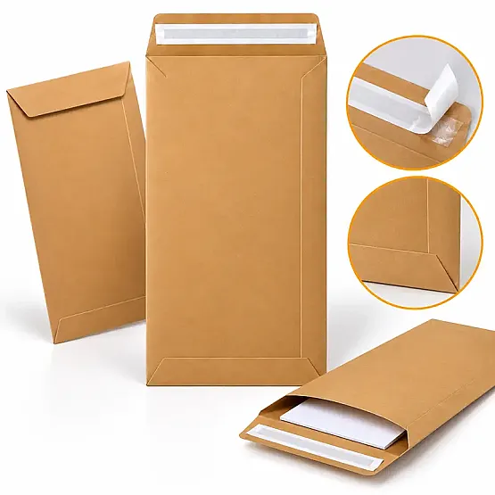 12x25cm Kraft Zarf - 25 Adet - 1