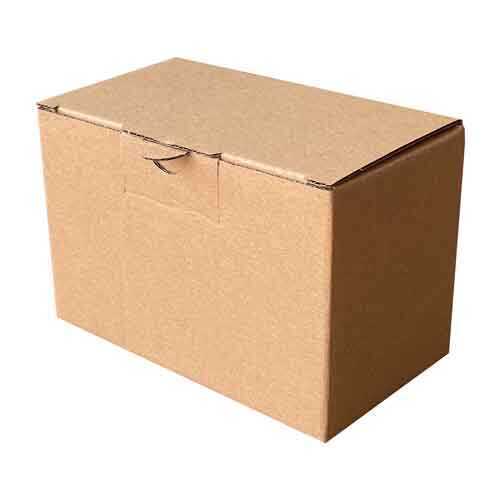 12x7x8cm Kilitli Kutu - 0,2 Desi Kutu - Tek Oluklu Kutu - Kraft - 2