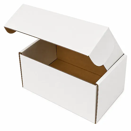 12x8x6,5cm Kilitli Kutu - 0,2 Desi Kutu - Tek oluklu Kutu - Beyaz - 2
