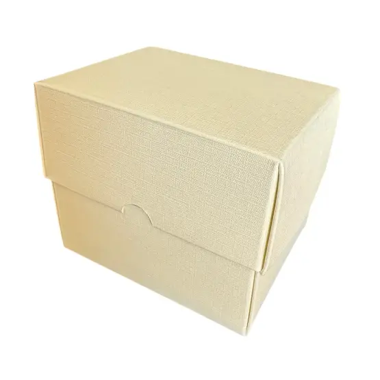 13*10*6cm Krem Renkli Kutu - 0,3 Desi Kutu - 2