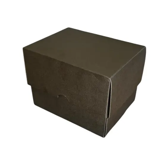 13x10x6 cm Black Colored Box - 0.3 Desi Box - 2