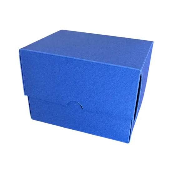 13x10x6 cm Navy Blue Colored Box - 0.3 Desi Box - Kutu