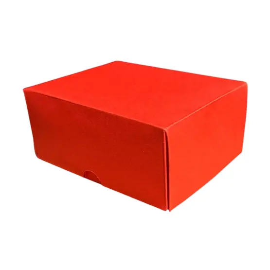 13x10x6 cm Red Colored Box - 0.3 Desi Box - 1