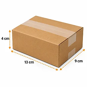 13x9x4cm Koli - 0,2 Desi Koli - Tek Oluklu Koli - Kraft - 3