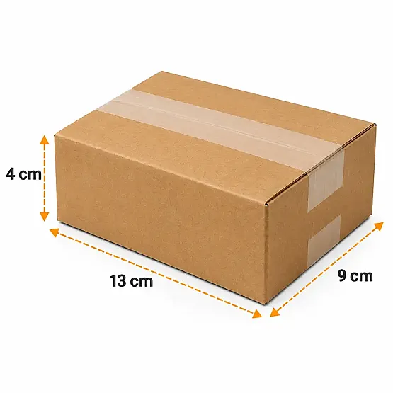 13x9x4cm Koli - 0,2 Desi Koli - Tek Oluklu Koli - Kraft - 3