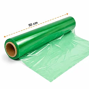 Yeşil Renkli Streç Film – 50cm x 200 Metre - Kolicim (1)