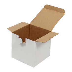 14x14x14cm Kutu - 0,9 Desi Kutu - Beyaz - 3