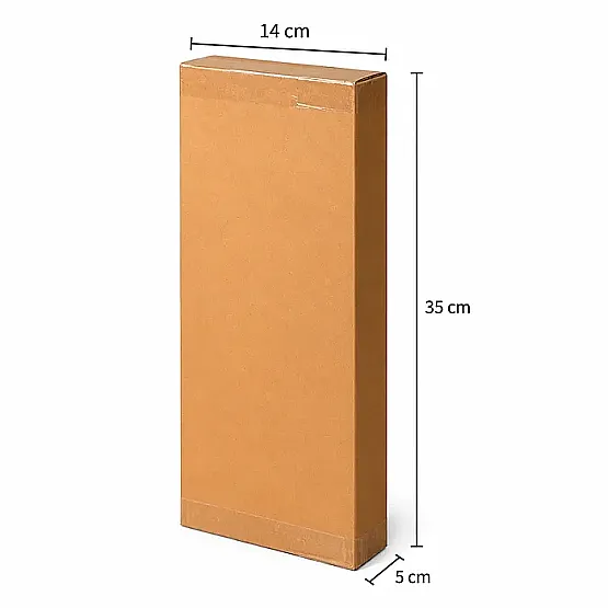 14x5x35cm Koli - 1 Desi Koli - Tek Oluklu Koli - Kraft - 2