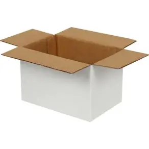 15*10*10cm Koli - 0,5 Desi Koli - Tek Oluklu Koli - Beyaz - Kolici (1)