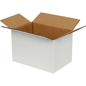 15x10x10cm Koli - 0,5 Desi Koli - Tek Oluklu Koli - Beyaz - 1