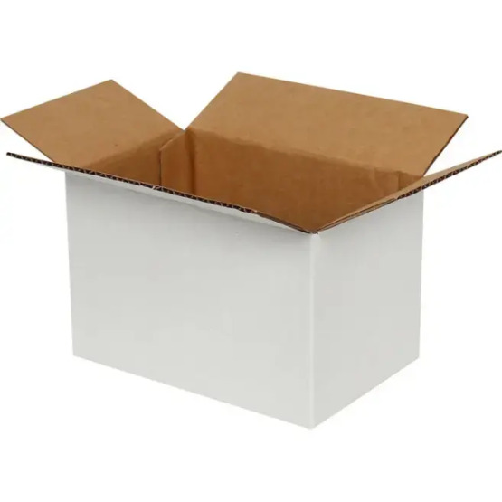 15x10x10cm Koli - 0,5 Desi Koli - Tek Oluklu Koli - Beyaz - Kolici