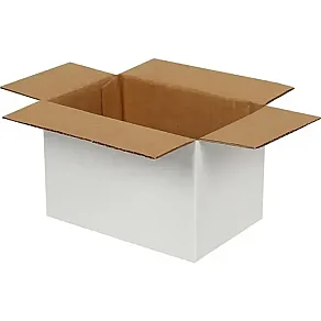 15x10x10cm Koli - 0,5 Desi Koli - Tek Oluklu Koli - Beyaz - Kolici (1)