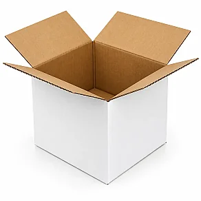 15*13*12cm Tek Oluklu Koli - Beyaz - Kolici (1)