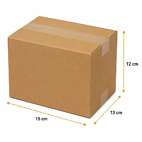 15x13x12cm Koli - 0,8 Desi Koli - Tek Oluklu Koli - Kraft - Kolici (1)
