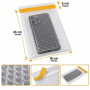 15x25+5cm Balonlu Torba - Bantlı - Kolicim (1)