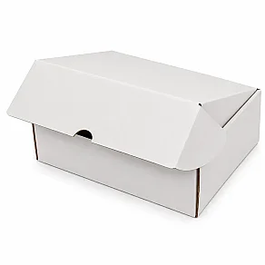 19x13x6cm Kutu - 0,5 Desi Kutu - Kilitli Kutu - Beyaz - Kolicim (1)