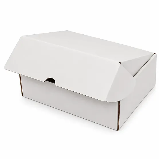 19x13x6cm Kutu - 0,5 Desi Kutu - Kilitli Kutu - Beyaz - 2