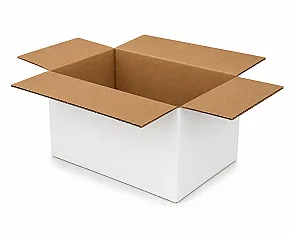 20x10x10cm Koli - 0,7 Desi Koli - Tek Oluklu Koli - Beyaz - Kolici (1)