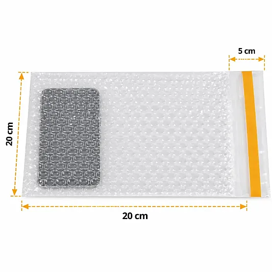 20x20+5cm Balonlu Torba - Bantlı - 2
