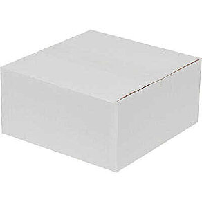 20x20x10cm Koli - 1,3 Desi Koli - Tek Oluklu Koli - Beyaz - Kolici (1)