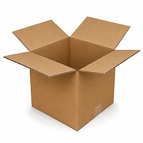 20x20x20cm Koli - 2,6 Desi Koli - Çift Oluklu Koli - Beyaz - 1