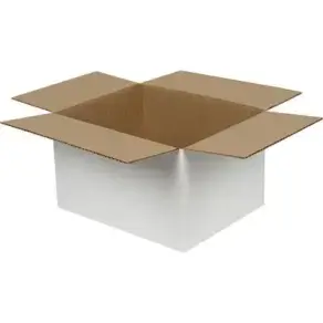 21*12*14cm Single Corrugated Box -White - 1