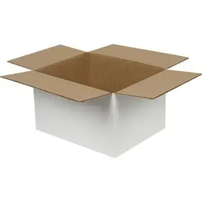 21*12*14cm Single Corrugated Box -White - 1
