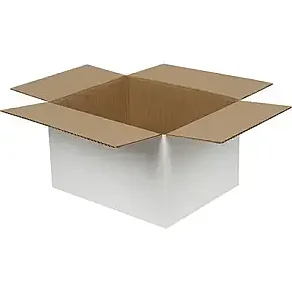 21x12x14cm Koli - 1,2 Desi Koli - Tek Oluklu Koli - Beyaz - 1