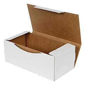 22,5x12x8cm Kutu - 0,7 Desi Kutu - Kilitli Kutu - Yeni Tip - Beyaz - Kutu
