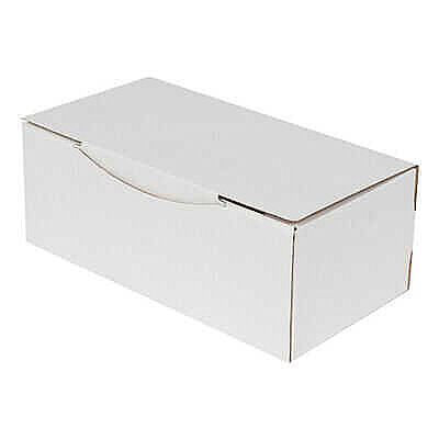 22,5x12x8cm Kutu - 0,7 Desi Kutu - Kilitli Kutu - Yeni Tip - Beyaz - 2