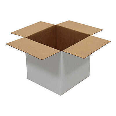23x23x23cm Koli - 4 Desi Koli - Tek Oluklu Koli - Beyaz - 1