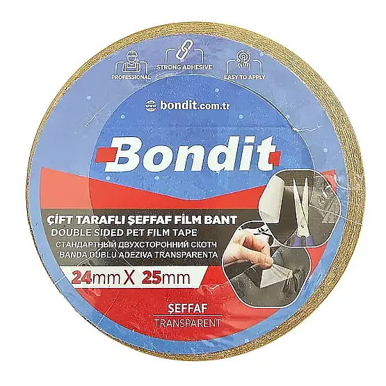 24mm x 25 Metre Çift Taraflı Film Bant - 3