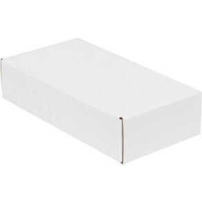 24x12x5,5cm Kutu - 0,5 Desi Kutu - Kilitli Kutu - Beyaz - Kutu (1)