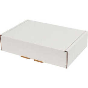 24*16,5*6cm Kutu - Kilitli Kutu - 1 Desi Kutu - Beyaz - Kutu (1)