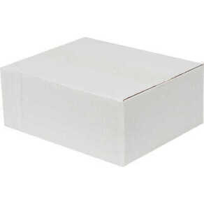 25*20*10cm Koli - 1,7 Desi Koli - Tek Oluklu Koli - Beyaz - Kolici (1)