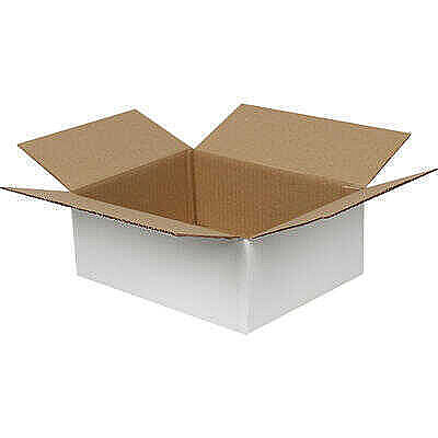 25x20x10cm Koli - 1,7 Desi Koli - Tek Oluklu Koli - Beyaz - 1