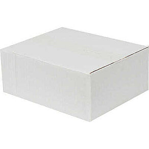 25x20x10cm Koli - 1,7 Desi Koli - Tek Oluklu Koli - Beyaz - Kolici (1)